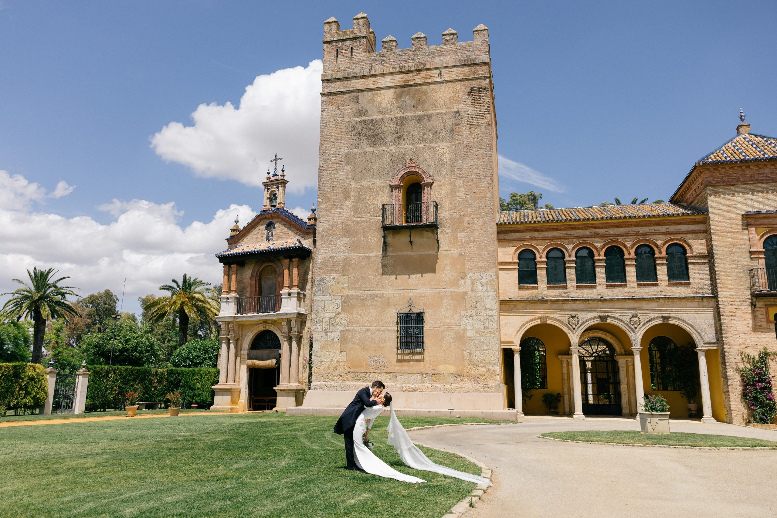 Retrato de pareja en el Castillo de la Monclova