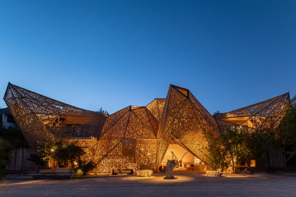 Villas Flamingos boutique hotel on the beach in Isla Holbox — popular wedding venue