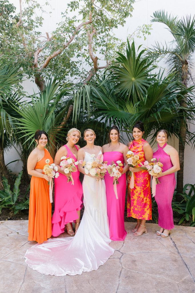 Bride getting ready for her Tulum destination wedding at a luxury hotel, photographed by Antonio Ojeda, destination wedding photographer