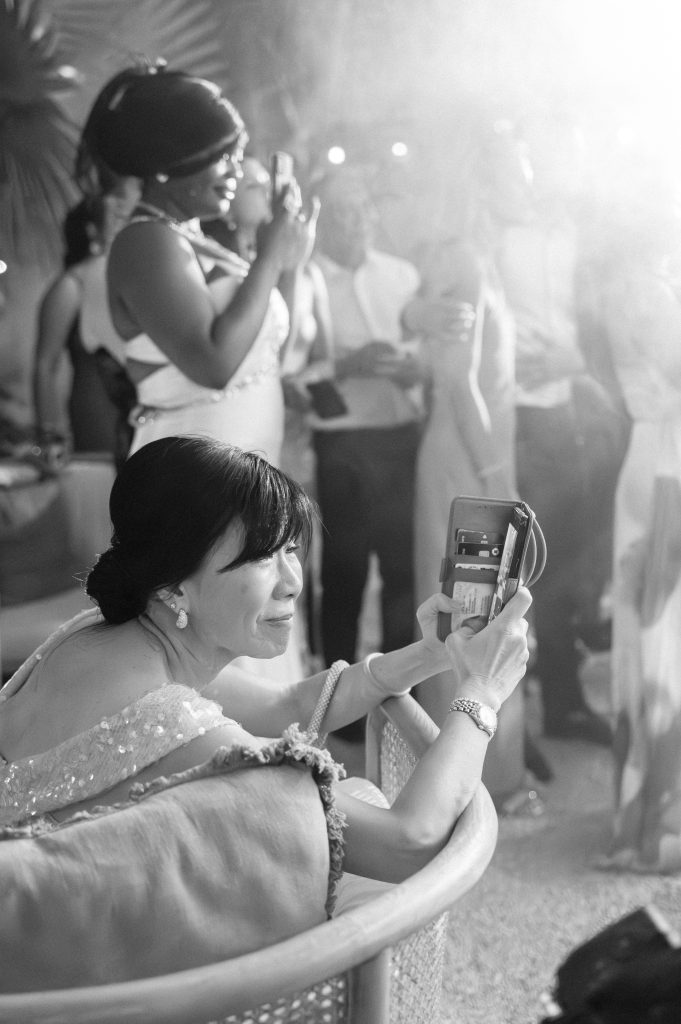 Sunset portrait of Tiff and Rob at Kima Tulum, golden light photography