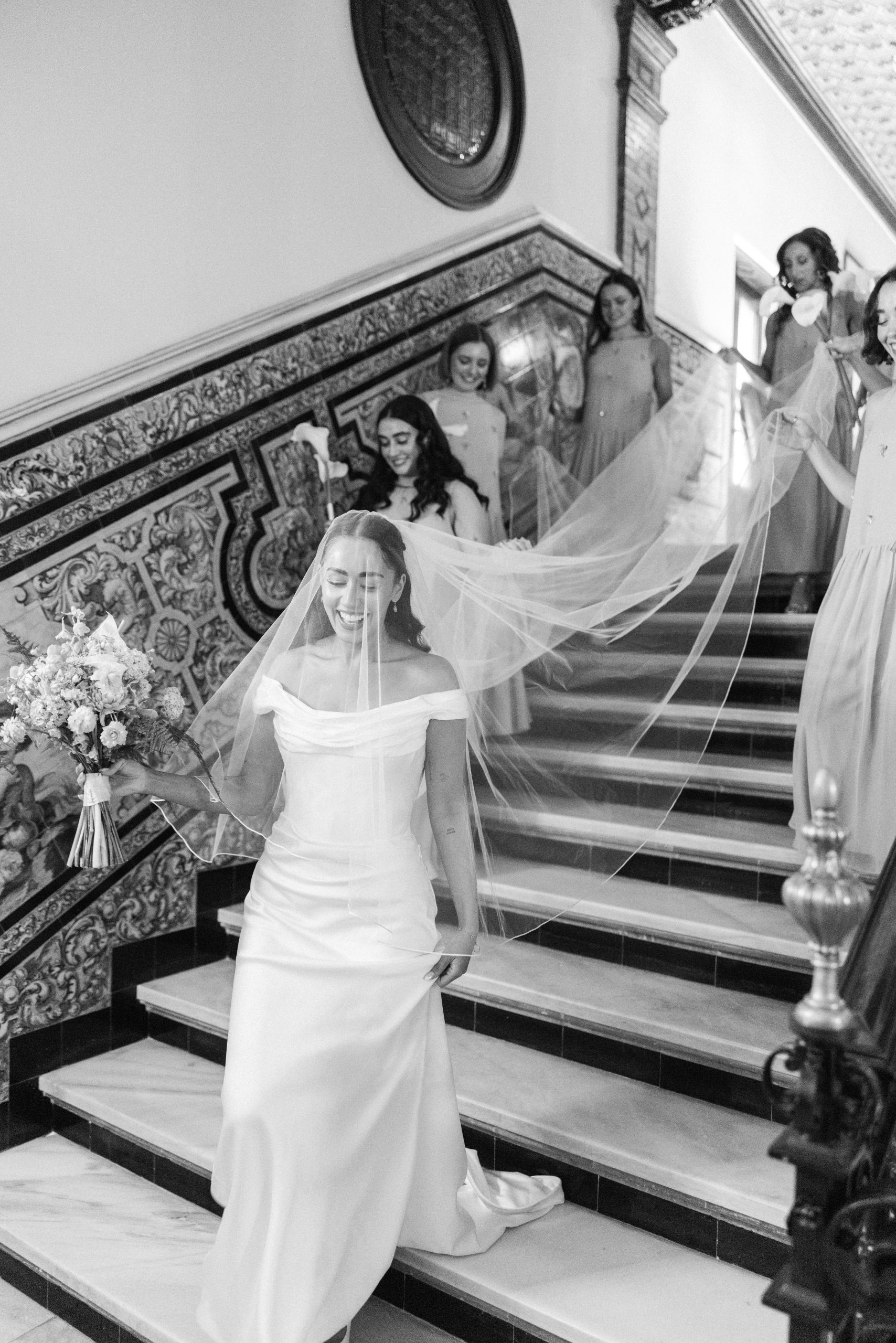 Alfonso XIII Seville wedding photographer, Laila and Adam