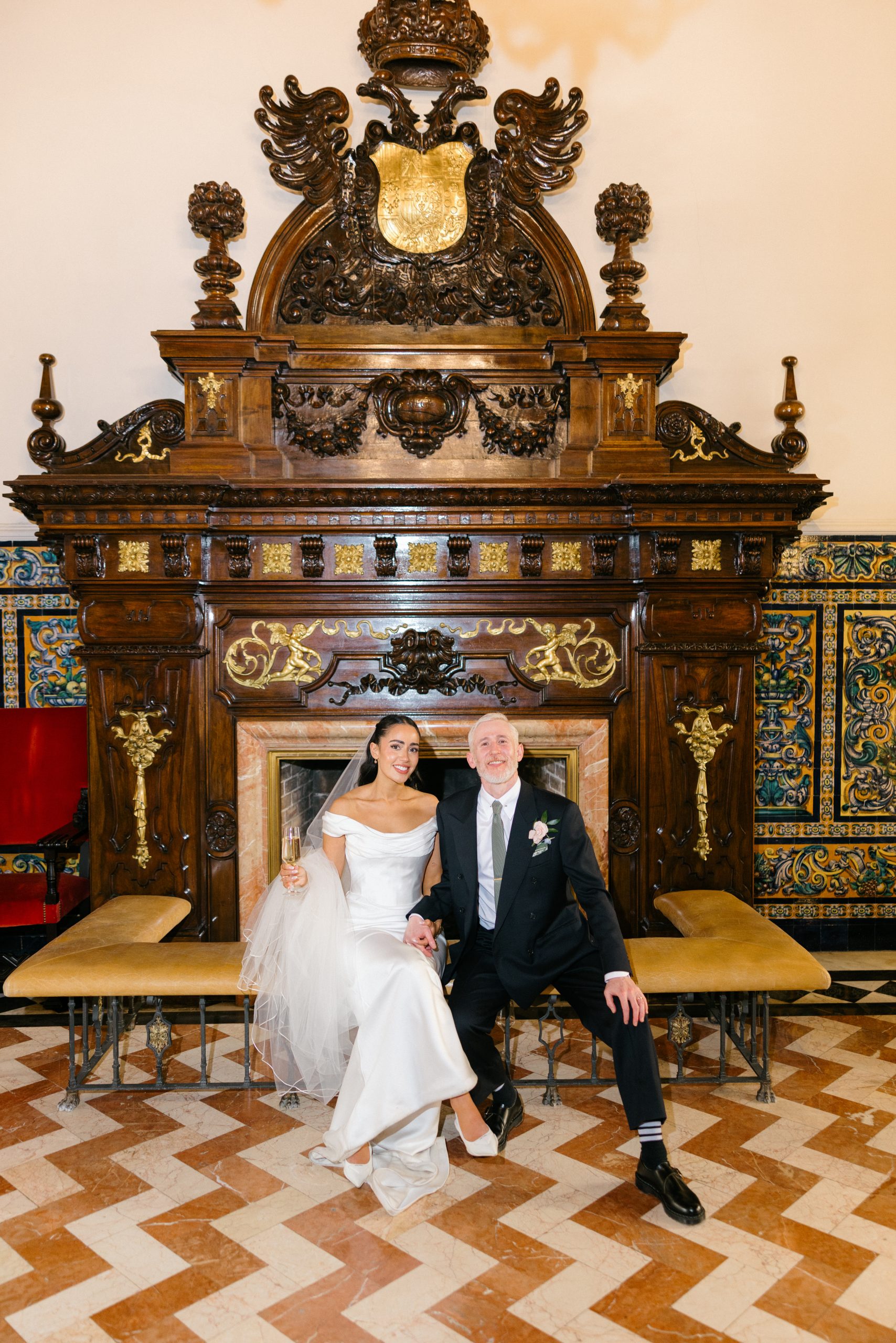 Alfonso XIII Seville wedding photographer, Laila and Adam
