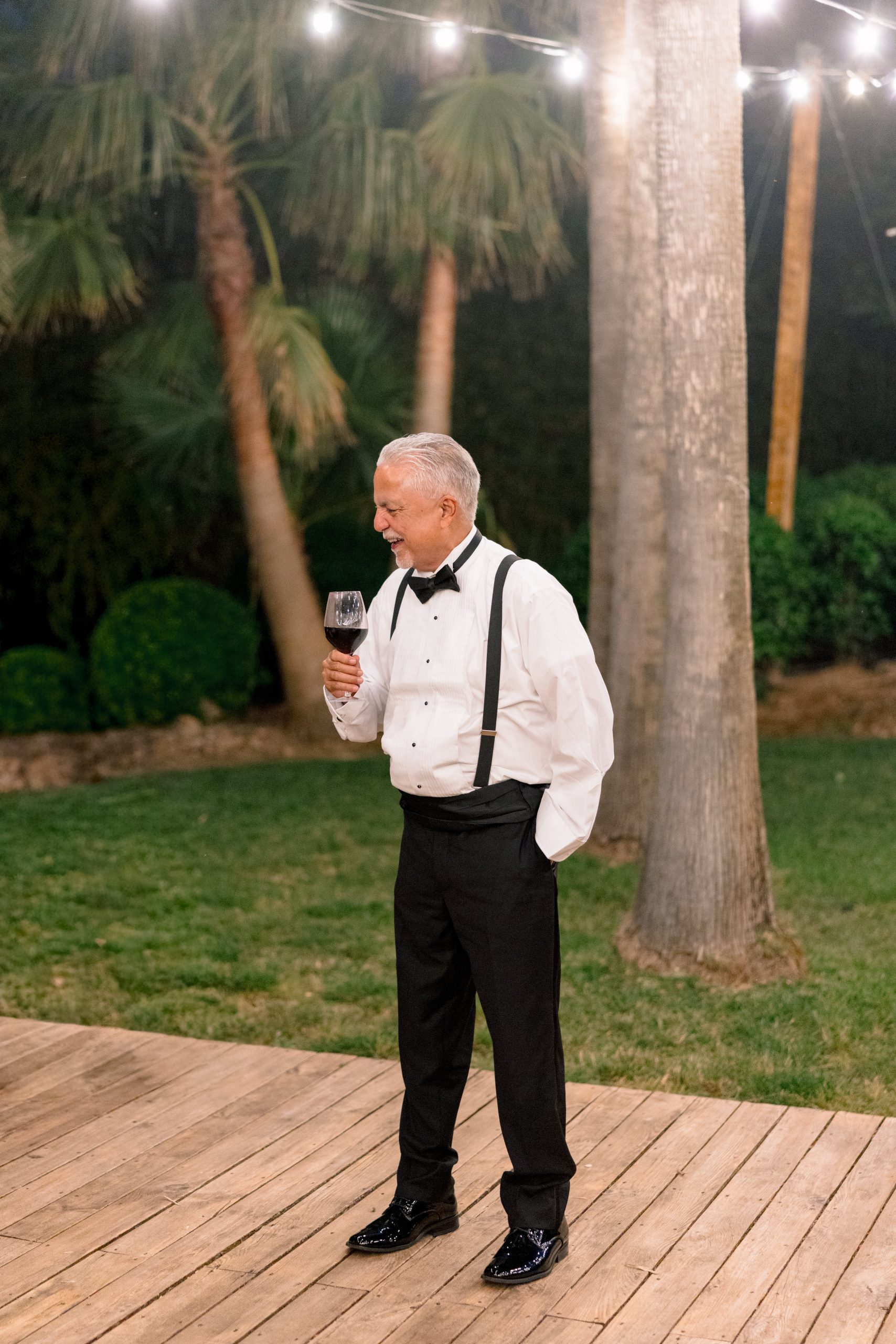 Wedding dinner in the palmeral, Jardines de Alfabia