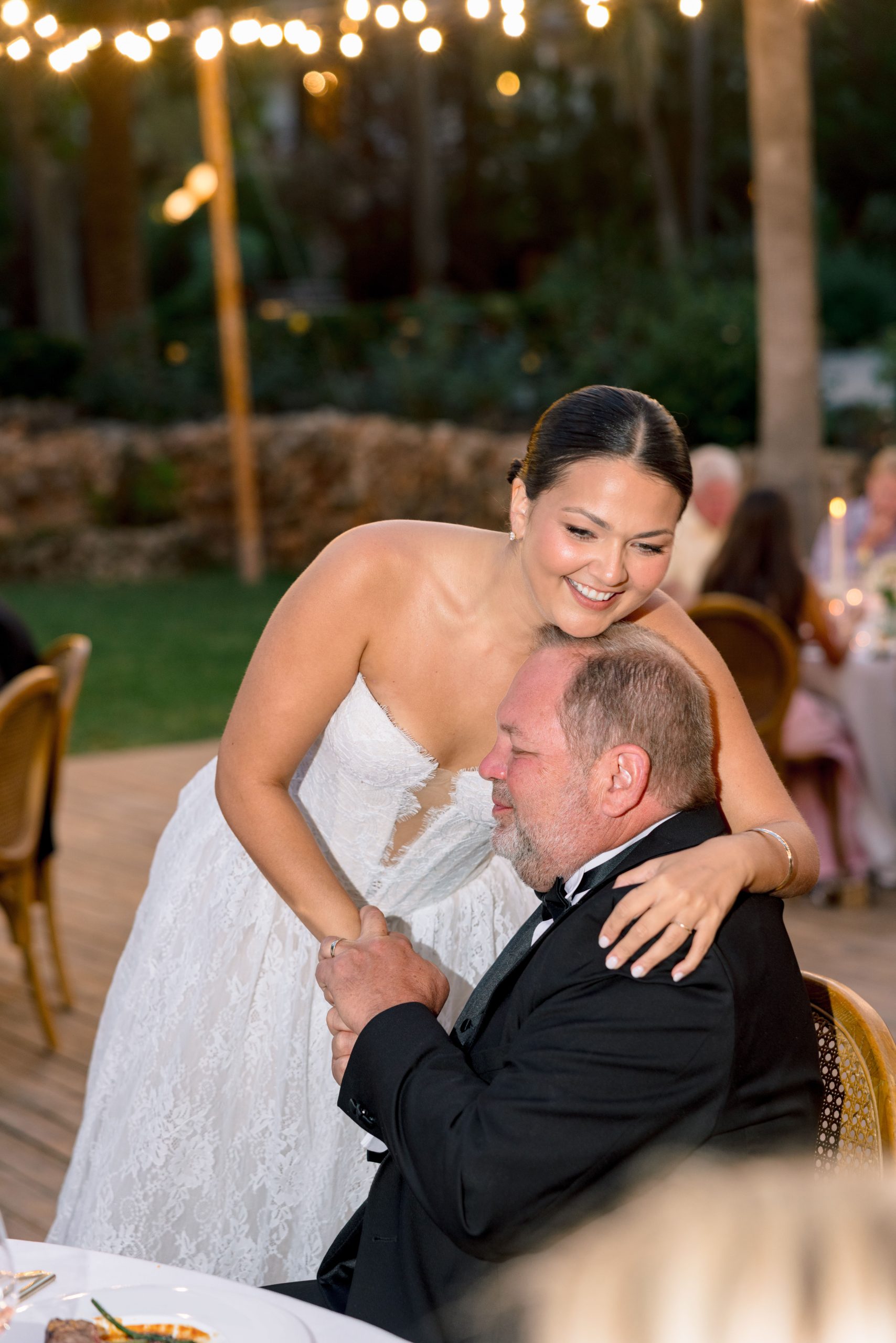 Wedding dinner in the palmeral, Jardines de Alfabia