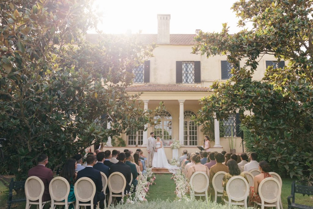 Ceremonia al aire libre en Bellasombra House, Sevilla