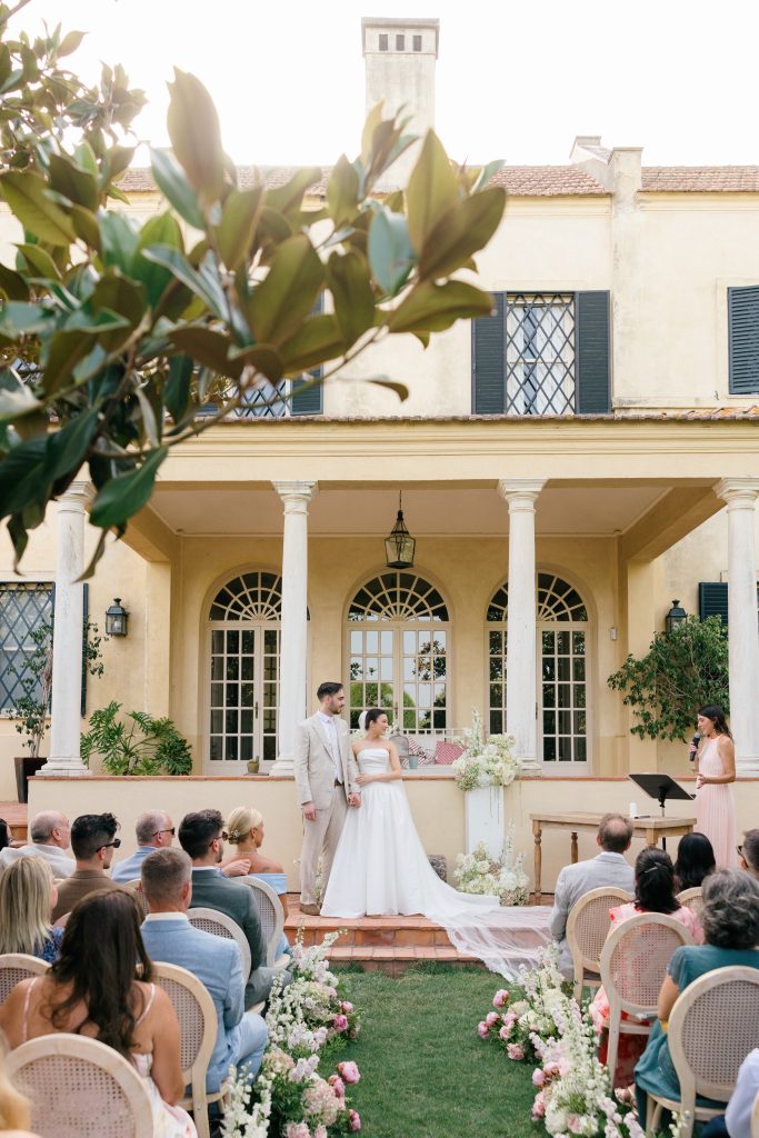 Ceremonia al aire libre en Bellasombra House, Sevilla